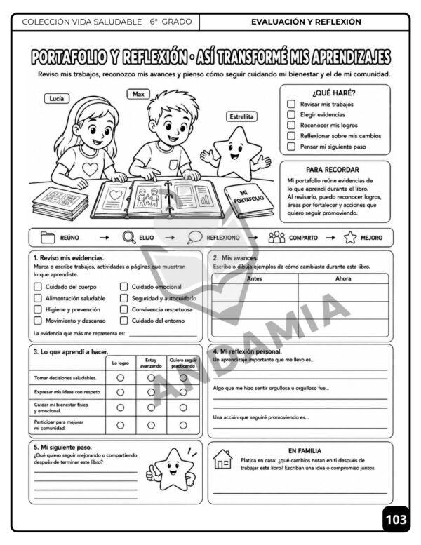 Vida Saludable - 6to Grado