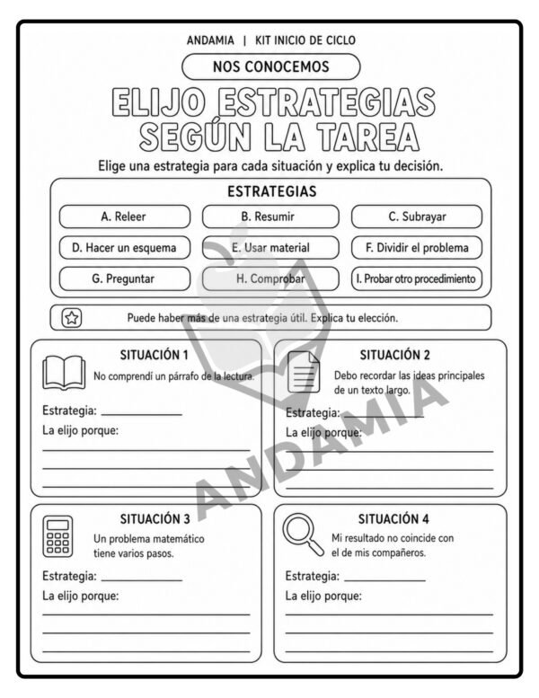 14 Kit inicio de ciclo - 4to Grado