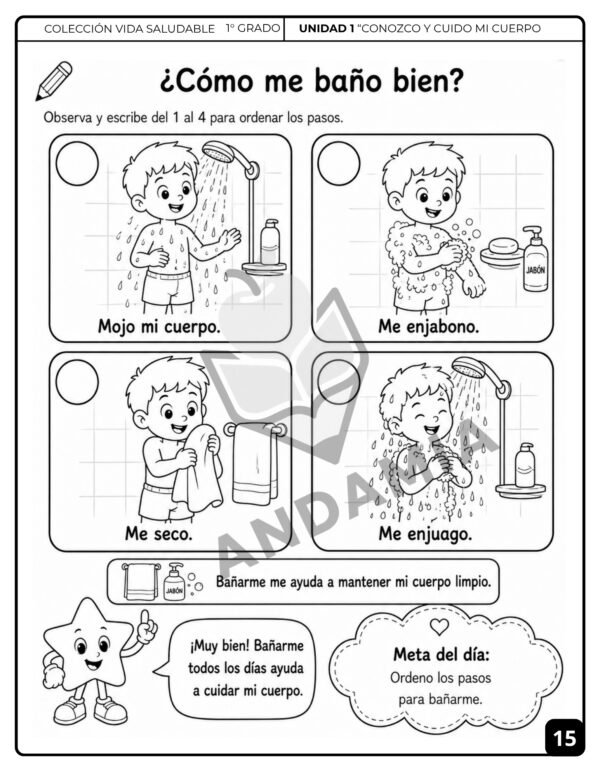 15 Vida Saludable - 1er Grado