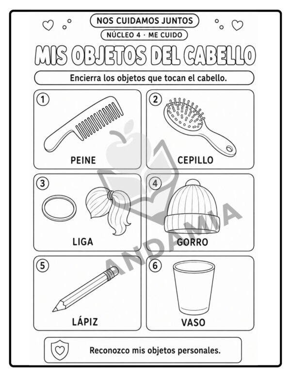 21 Nos cuidamos juntos: Pediculosis - 1er Grado
