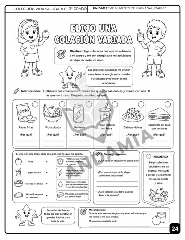 24 Vida Saludable - 3er Grado