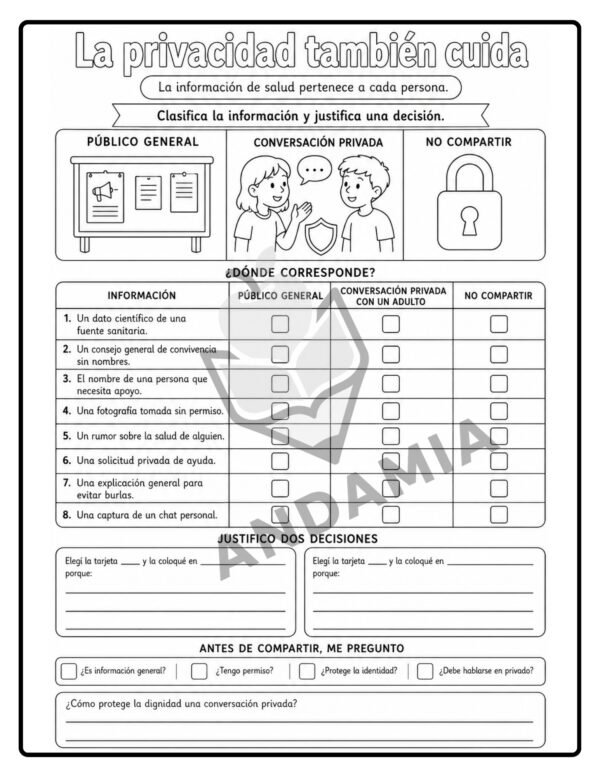 Nos cuidamos juntos: Pediculosis - 5to Grado