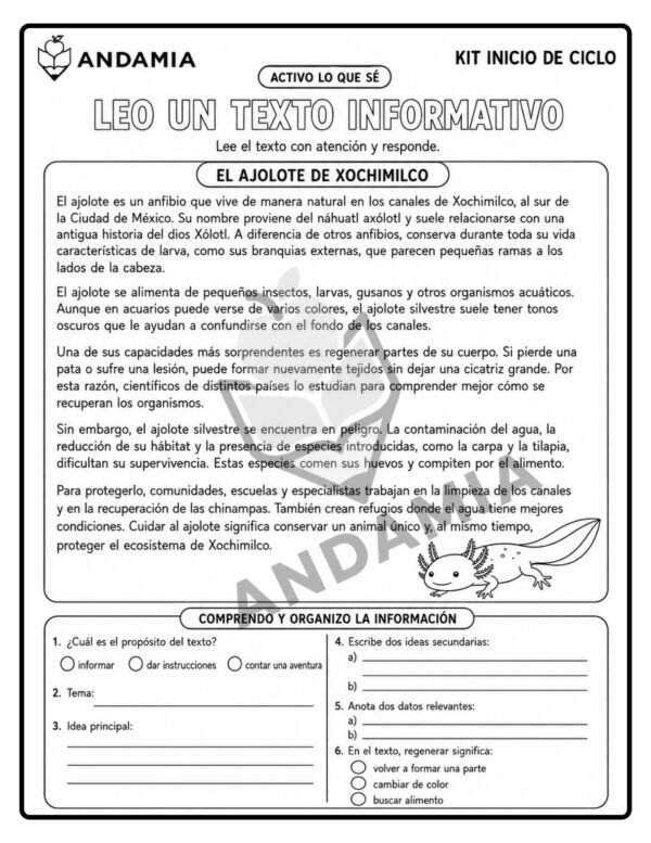 27 Kit inicio de ciclo - 4to Grado