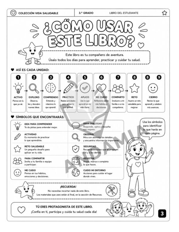 3 Vida Saludable - 3er Grado