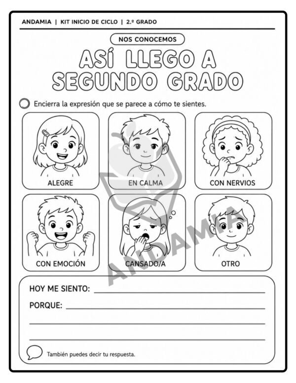 Kit inicio de ciclo - 2do Grado