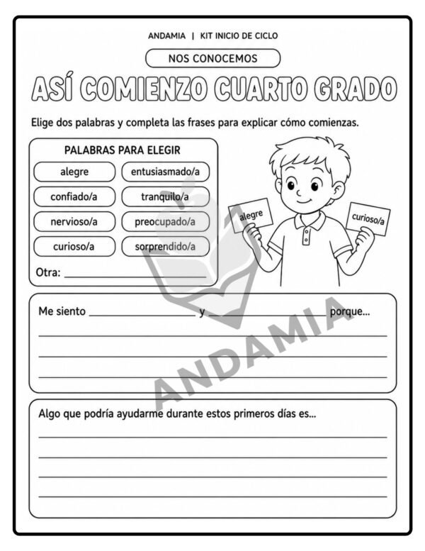 5 Kit inicio de ciclo - 4to Grado
