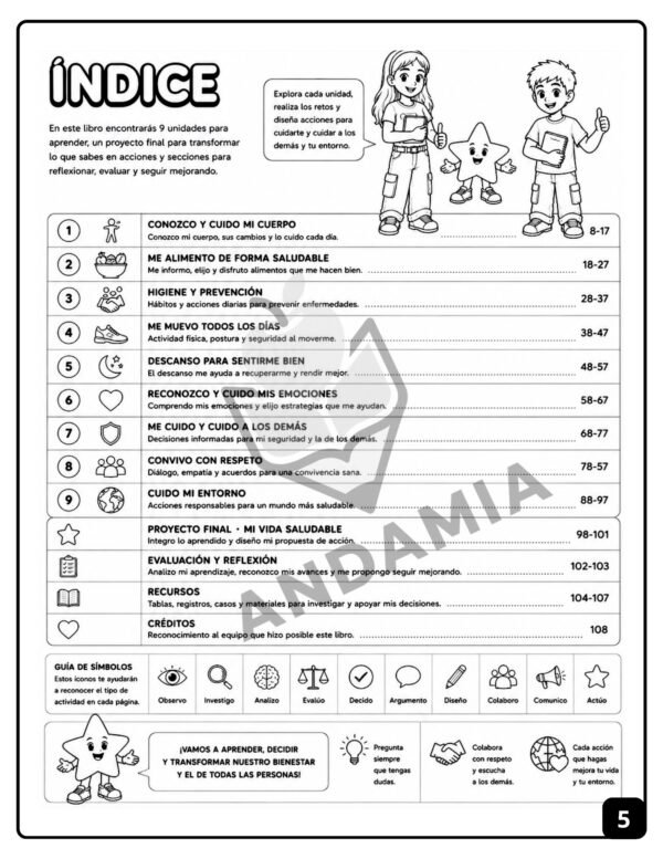 Vida Saludable - 6to Grado