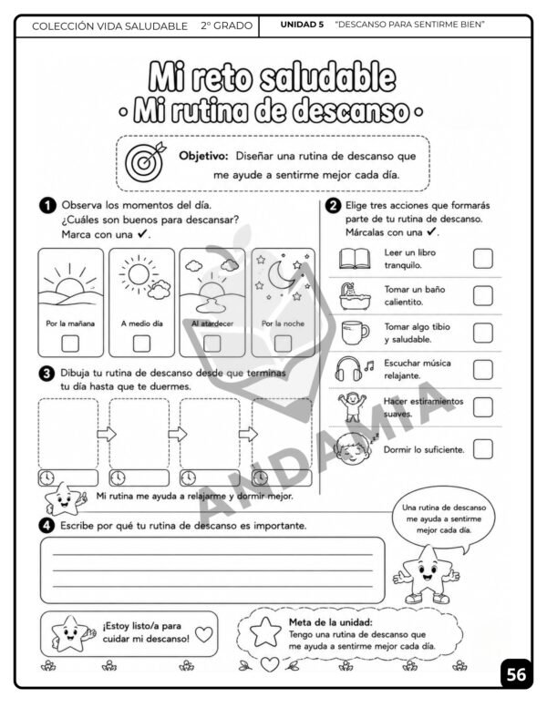 Vida Saludable - 2do Grado