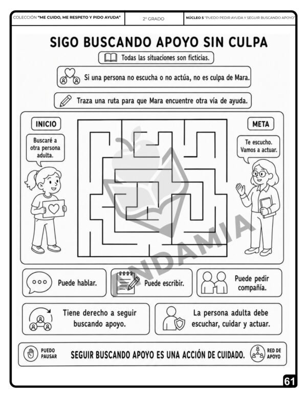 61 Me cuido, me protejo y pido ayuda - 2do Grado