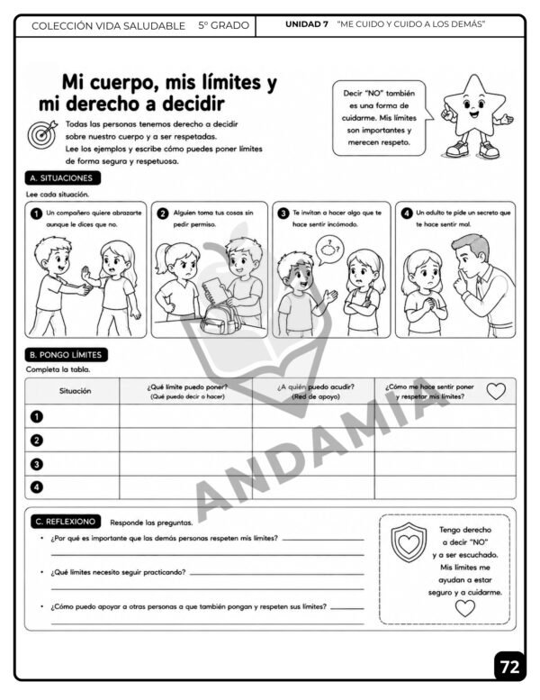 72 Vida Saludable - 5to Grado