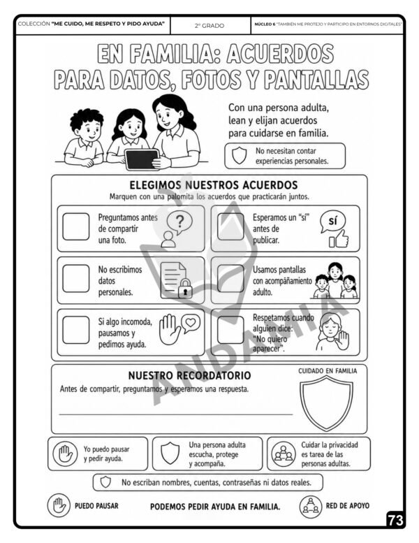 73 Me cuido, me protejo y pido ayuda - 2do Grado