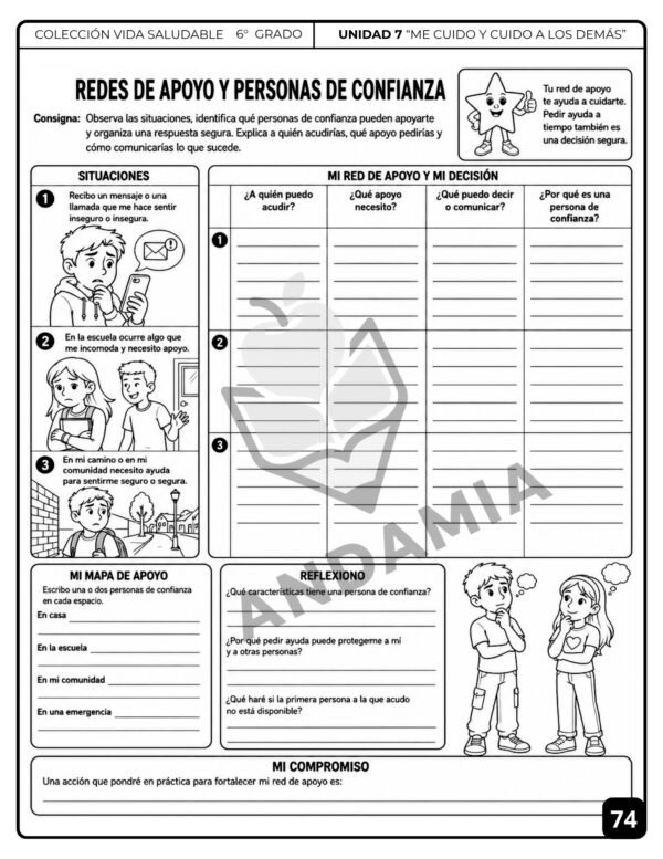 Vida Saludable - 6to Grado