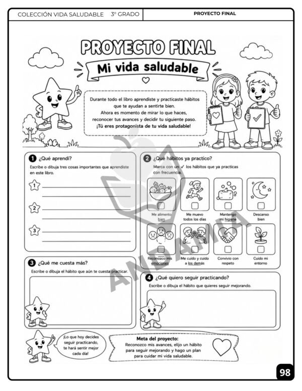98 Vida Saludable - 3er Grado