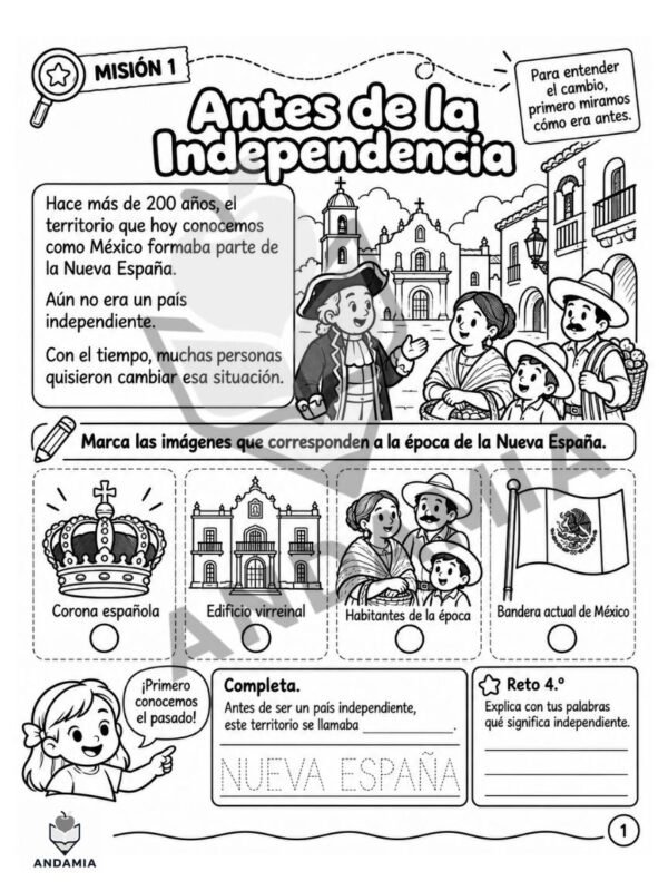 ind-3-4-antes Misión Independencia: descubre la historia que comenzó en 1810 - 3er y 4to Grado