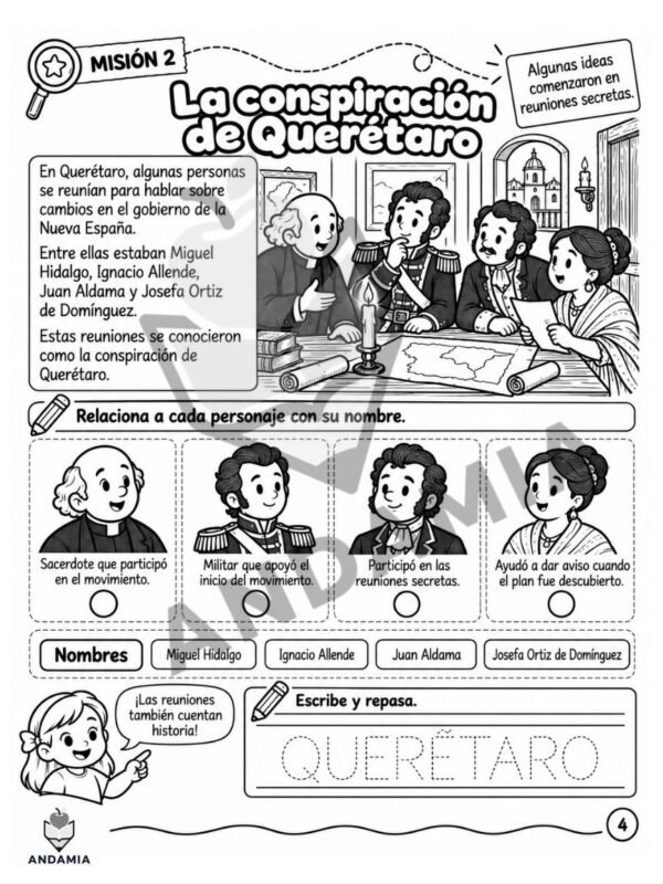 ind-3-4-conspiracion Misión Independencia: descubre la historia que comenzó en 1810 - 3er y 4to Grado