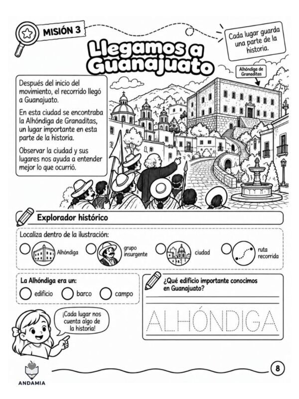 ind-3-4-guanajuato Misión Independencia: descubre la historia que comenzó en 1810 - 3er y 4to Grado