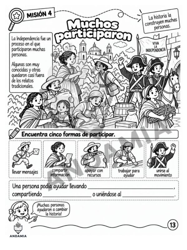 ind-3-4-participan Misión Independencia: descubre la historia que comenzó en 1810 - 3er y 4to Grado