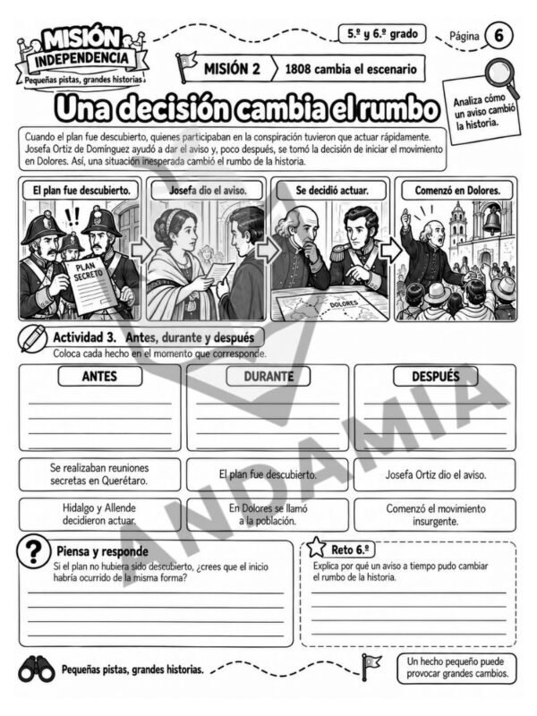 ind-5-6-cambio-de-rumbo Misión Independencia: descubre la historia que comenzó en 1810 - 5to y 6to Grado