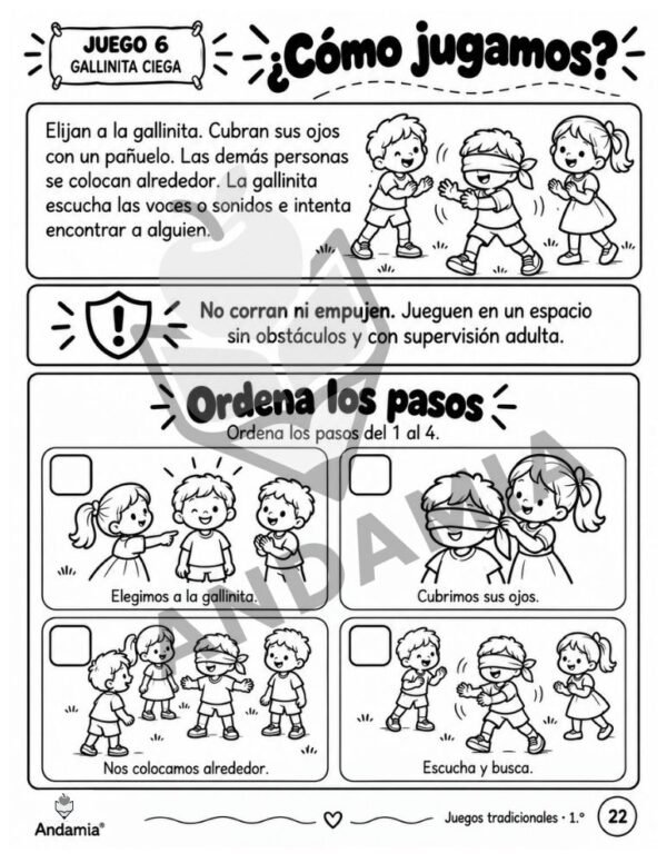 Juegos Tradicionales de México - 1er Grado