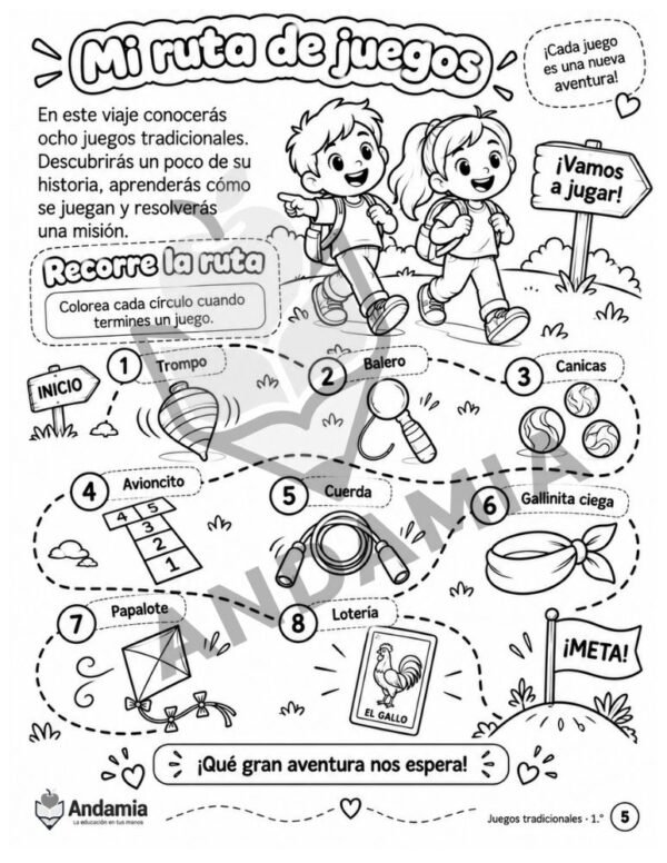 Juegos Tradicionales de México - 1er Grado