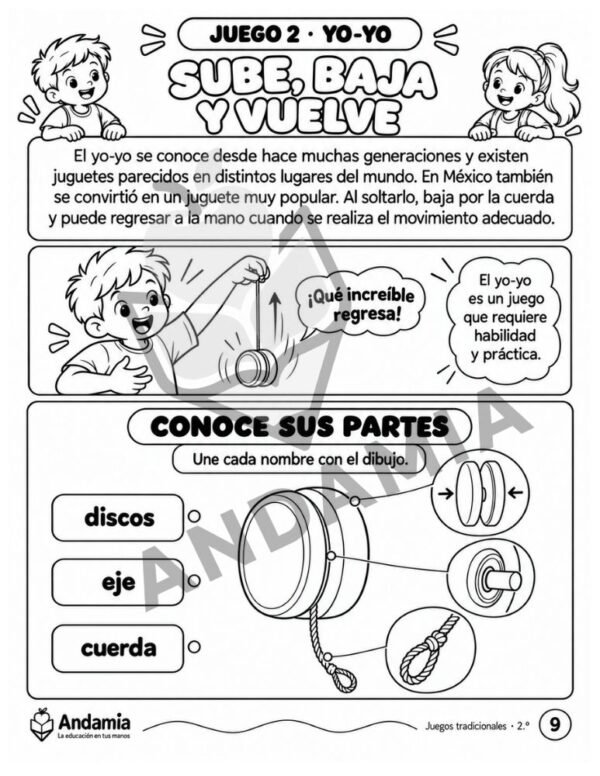 Juegos Tradicionales de México - 2do Grado