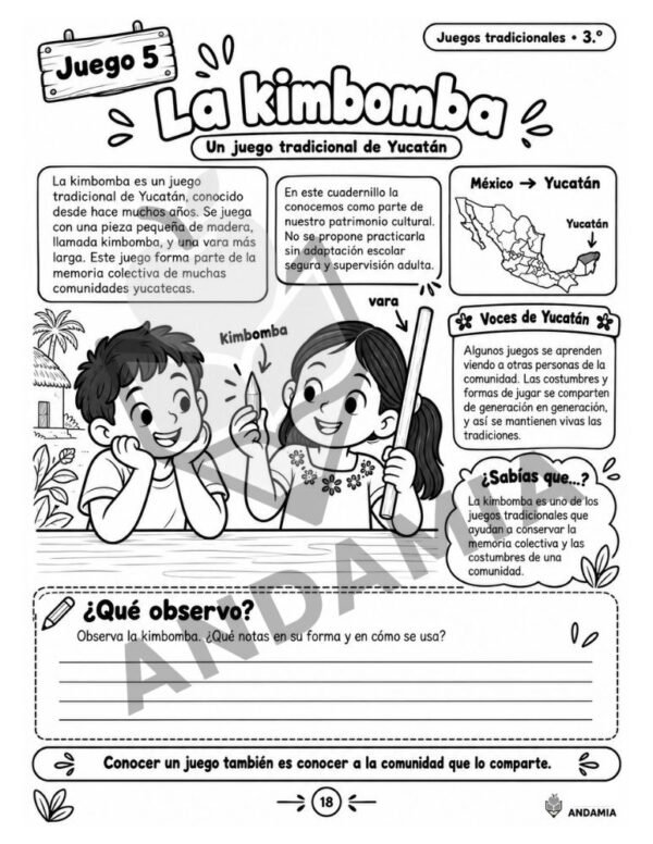 Juegos Tradicionales de México - 3er Grado